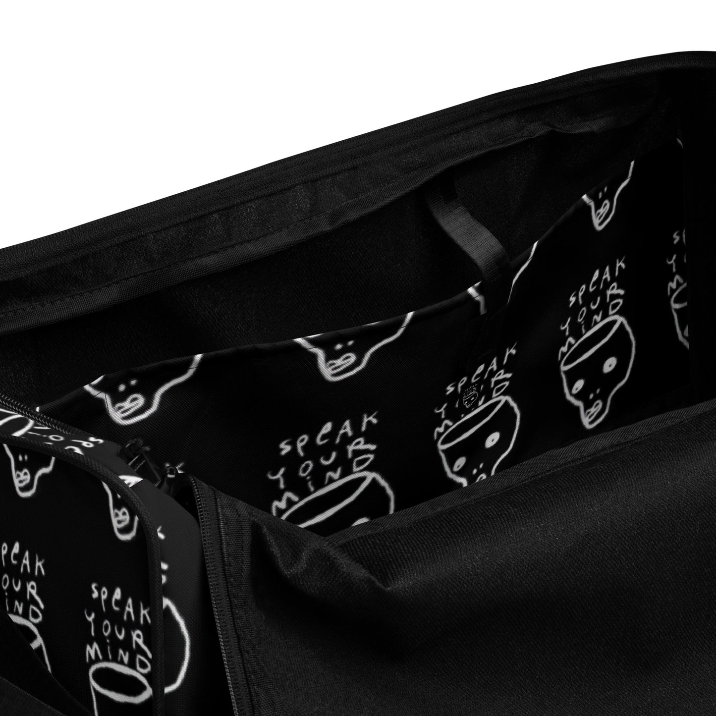 Speak your mind Duffle bag