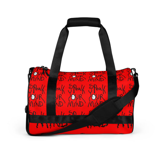 Speak your mind All-over print gym bag