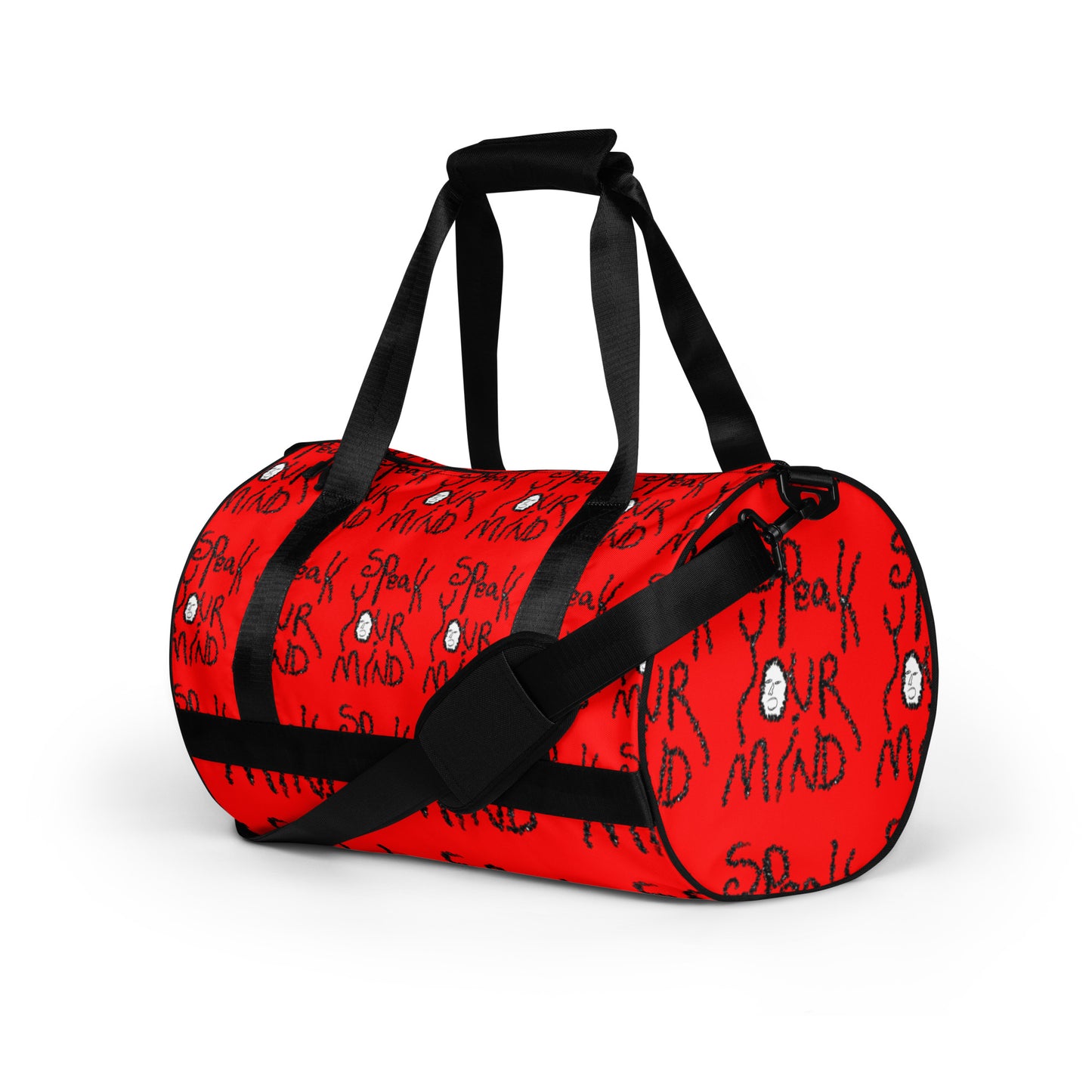 Speak your mind All-over print gym bag