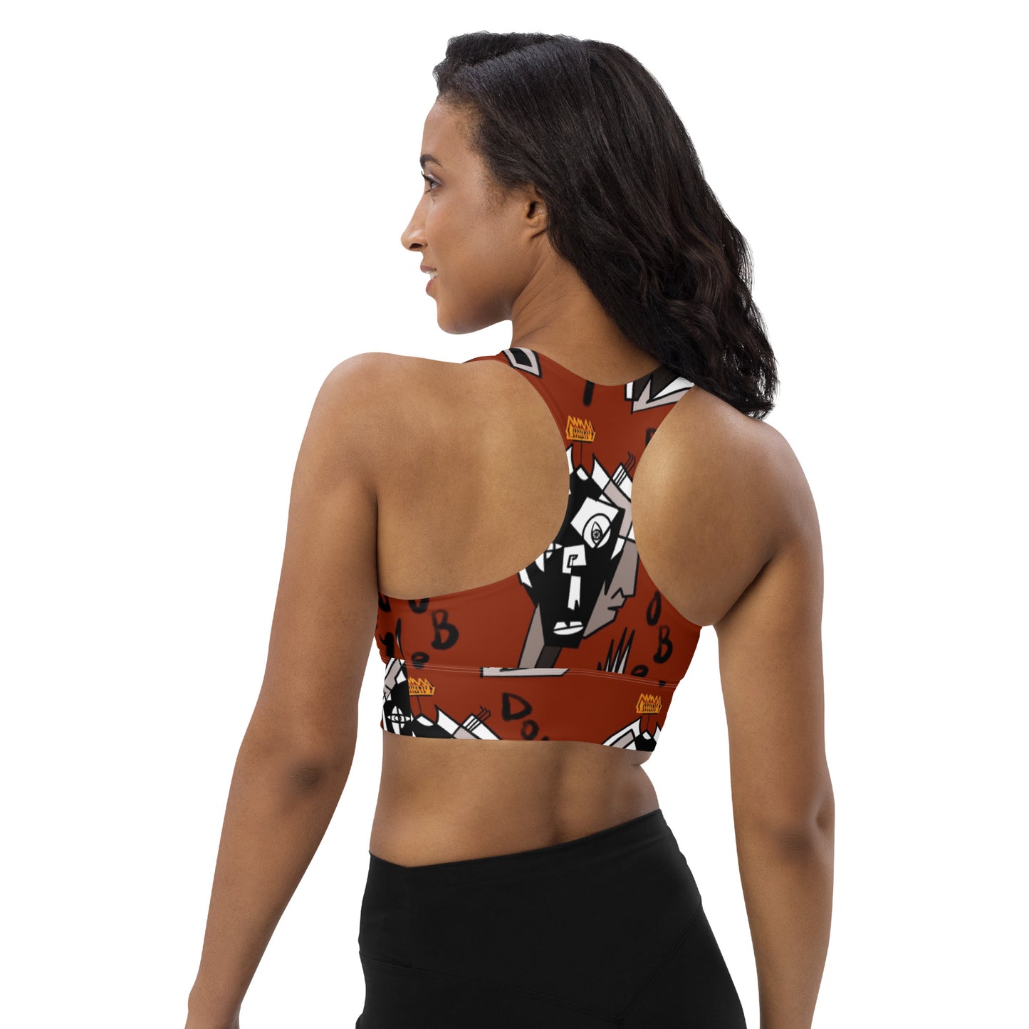 Don't Obey Longline sports bra