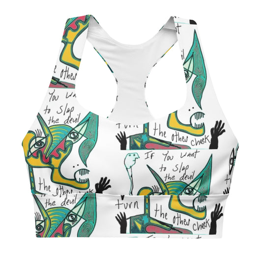 Other Cheek Longline sports bra