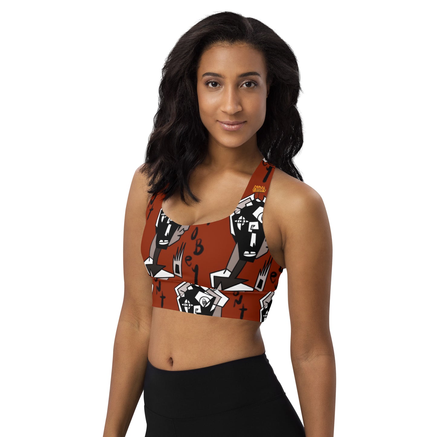 Don't Obey Longline sports bra
