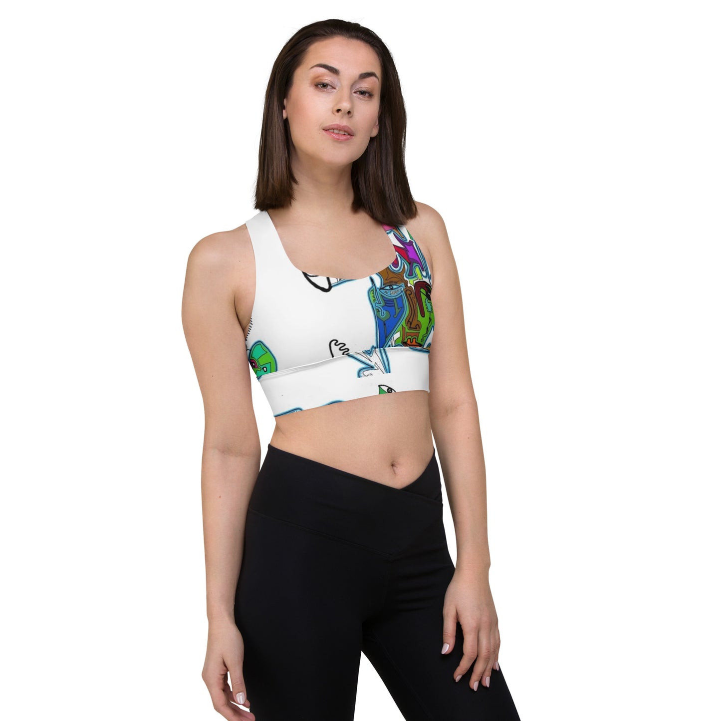 Roots Longline sports bra