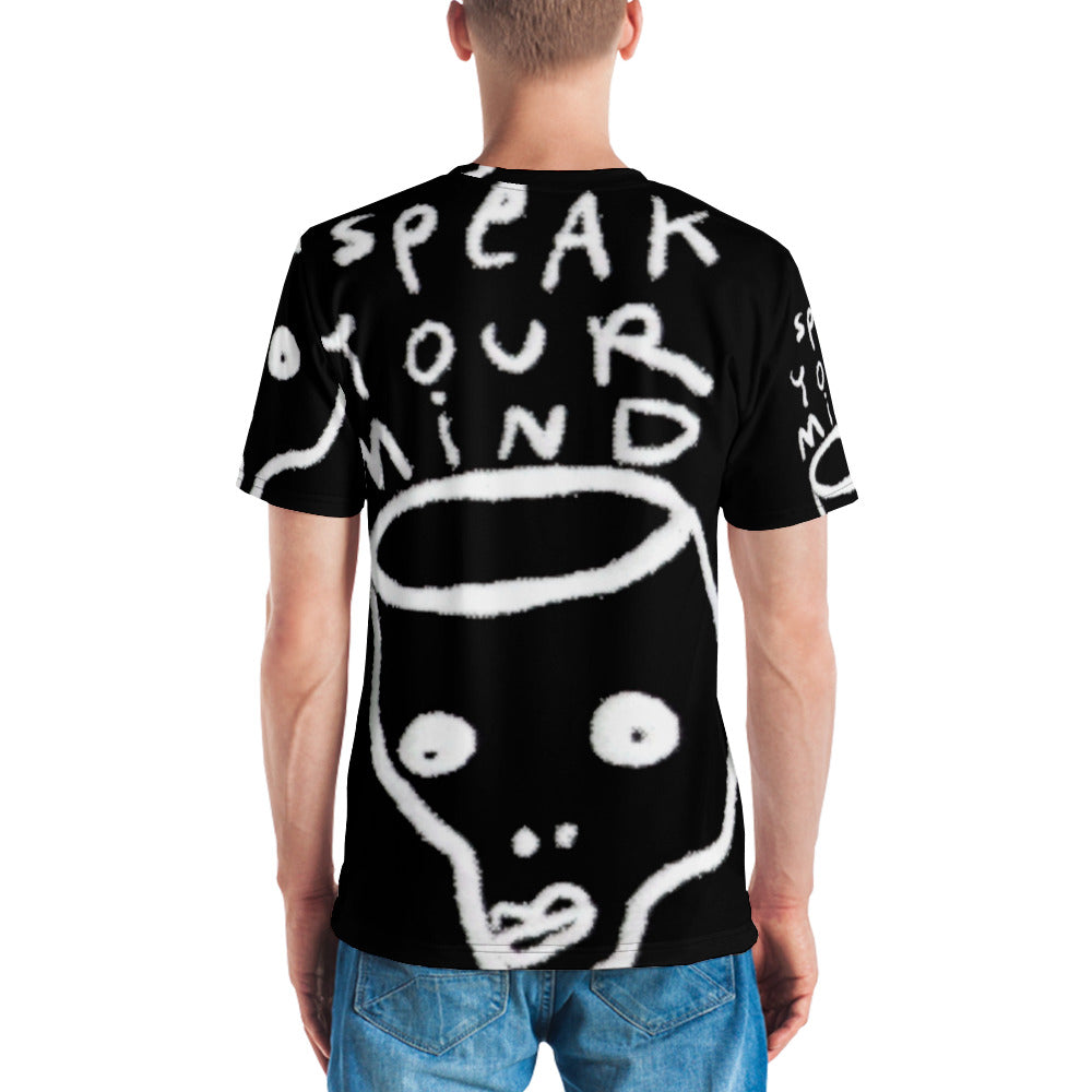 Speak your mind black Men's t-shirt