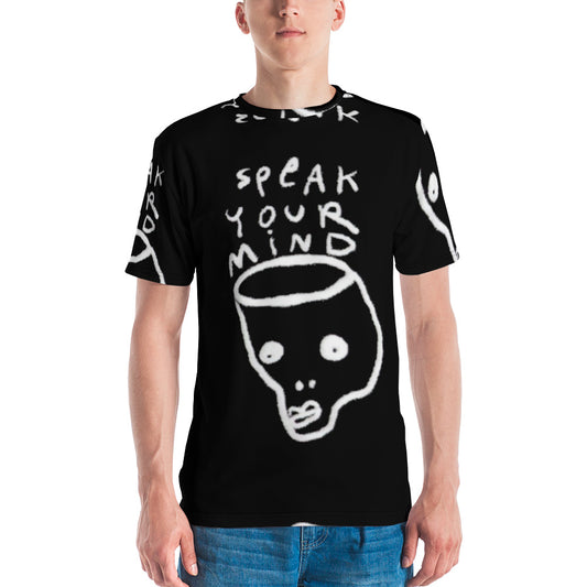 Speak your mind black Men's t-shirt