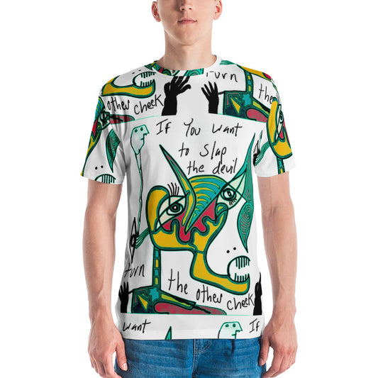 Slap the devil Men's t-shirt