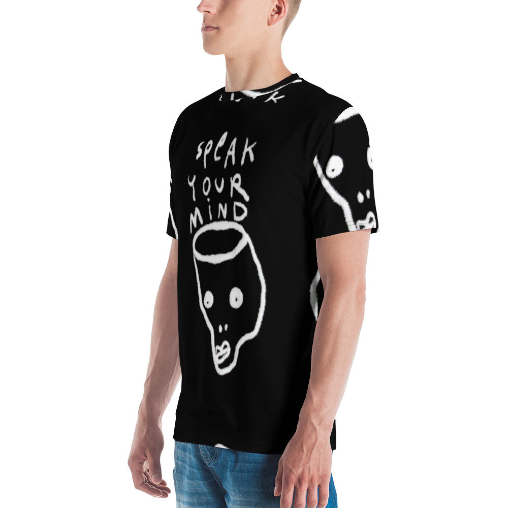 Speak your mind black Men's t-shirt