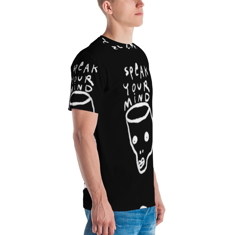 Speak your mind black Men's t-shirt