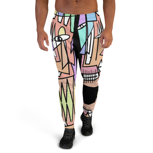 Stained glass 2Men's Joggers