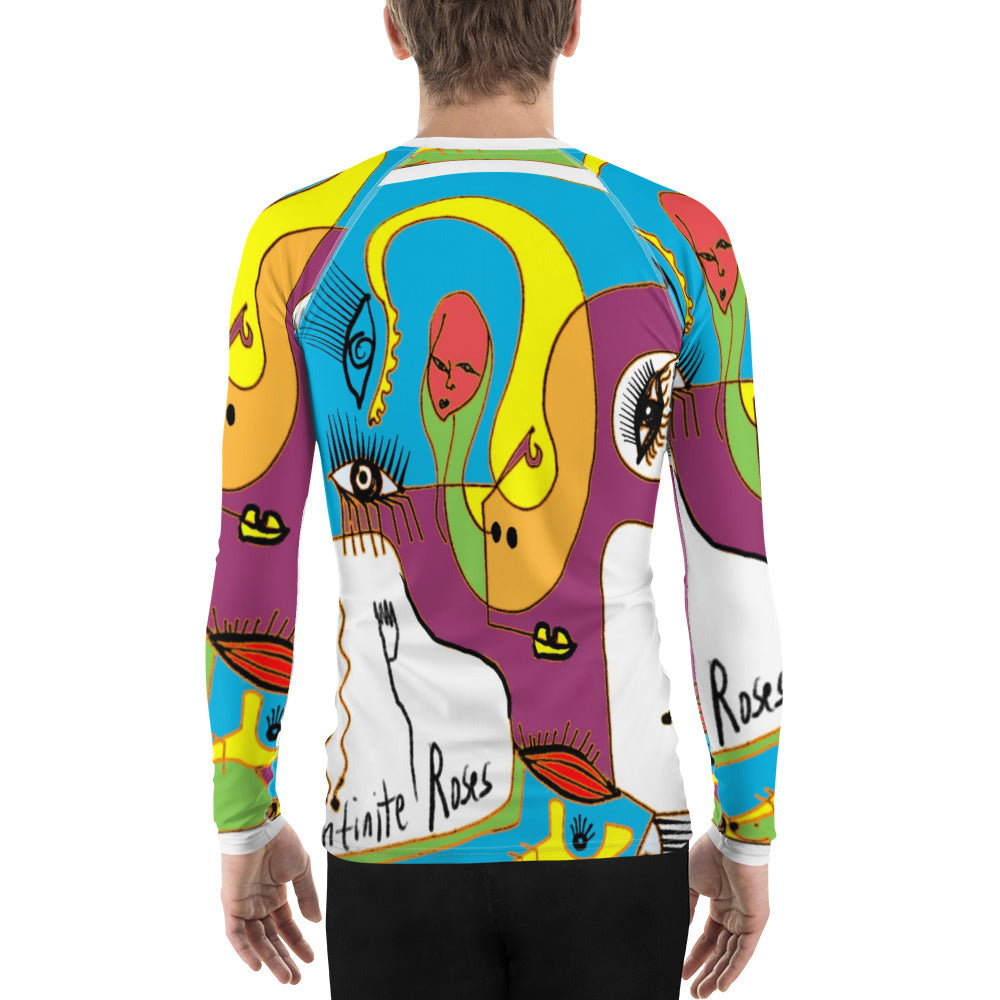 Infinite roses Men's Rash Guard
