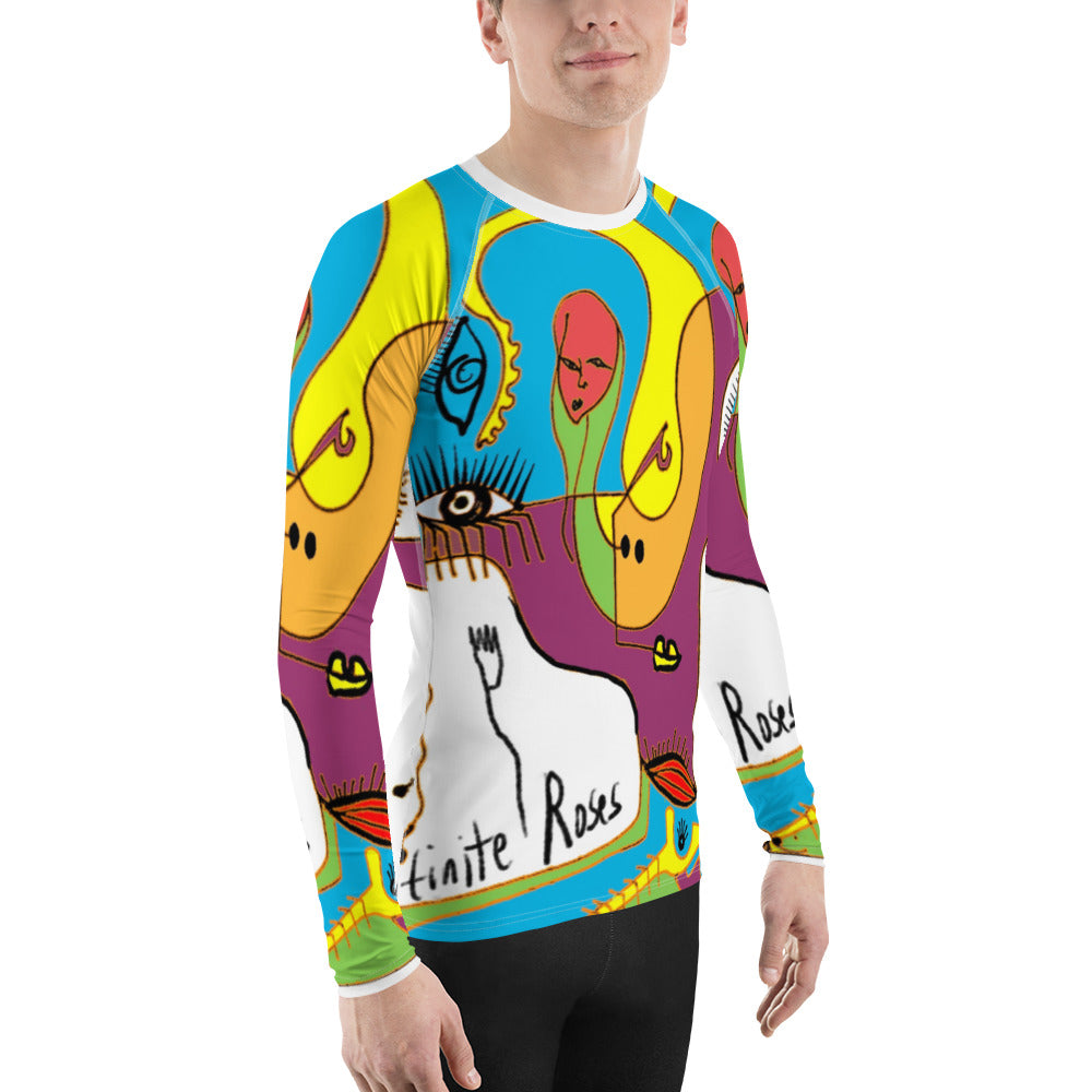 Infinite roses Men's Rash Guard