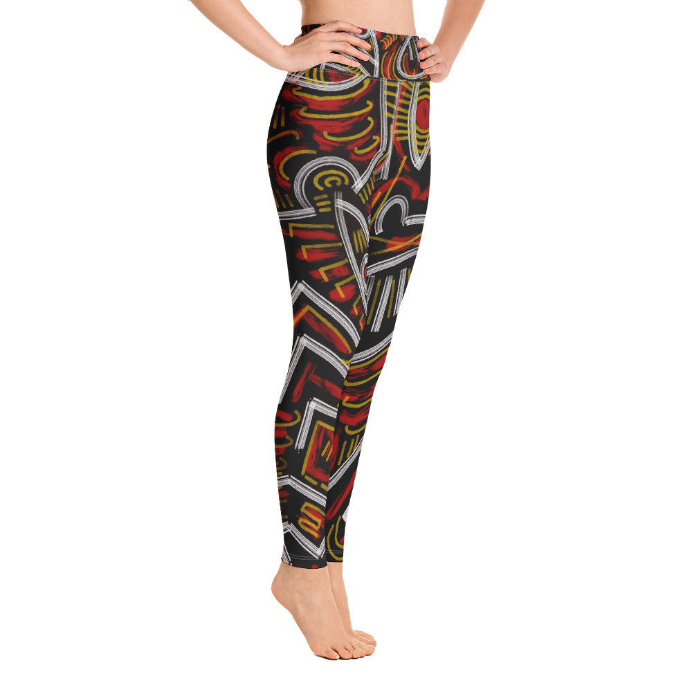 Maze Yoga Leggings