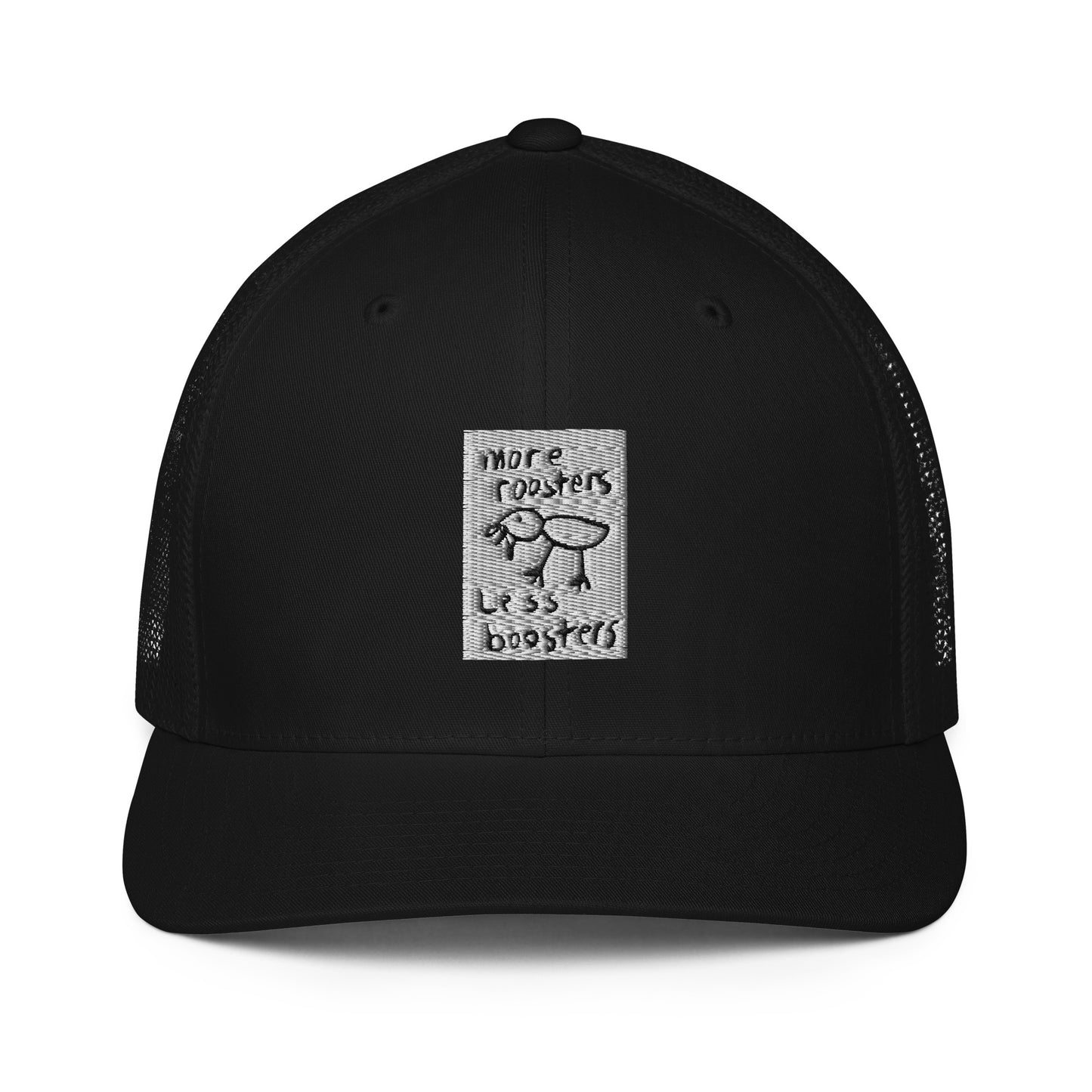 Closed-back trucker cap