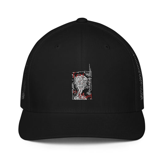 Fear is the enemy Closed-back trucker cap