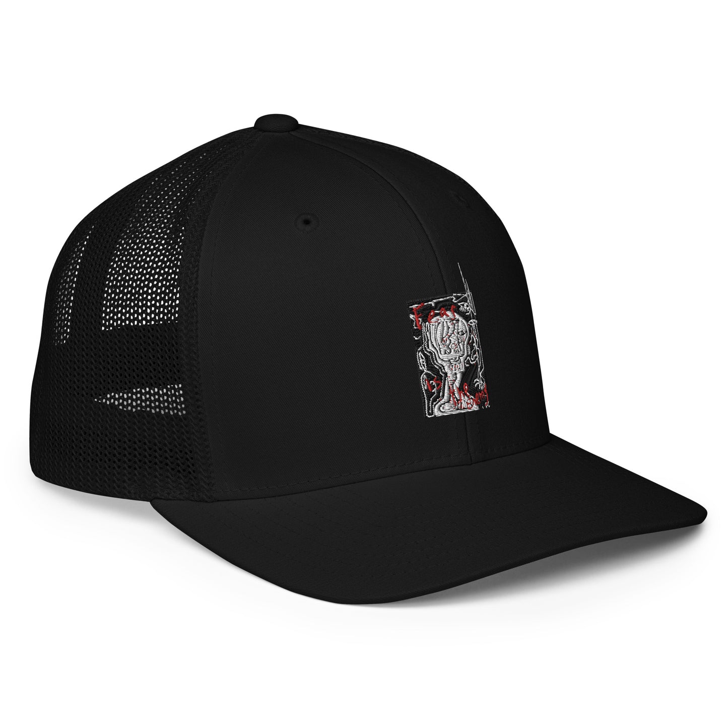 Fear is the enemy Closed-back trucker cap