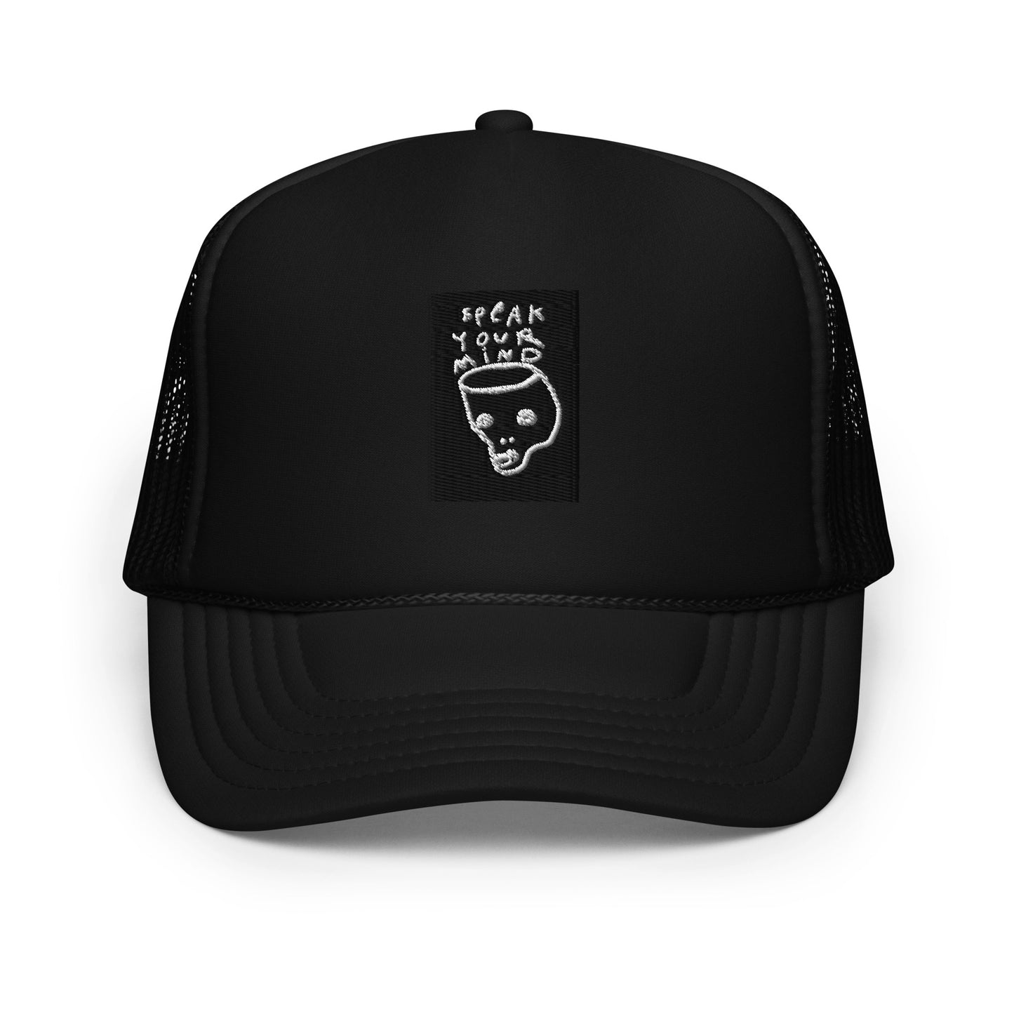 Speak your mind foam trucker hat