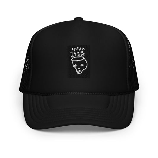 Speak your mind foam trucker hat