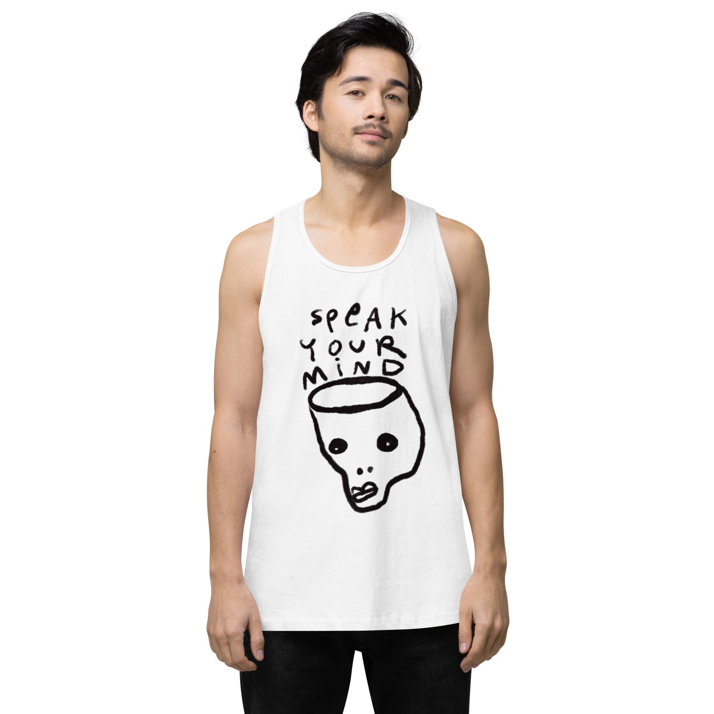 Speak Your Mind Men’s premium tank top