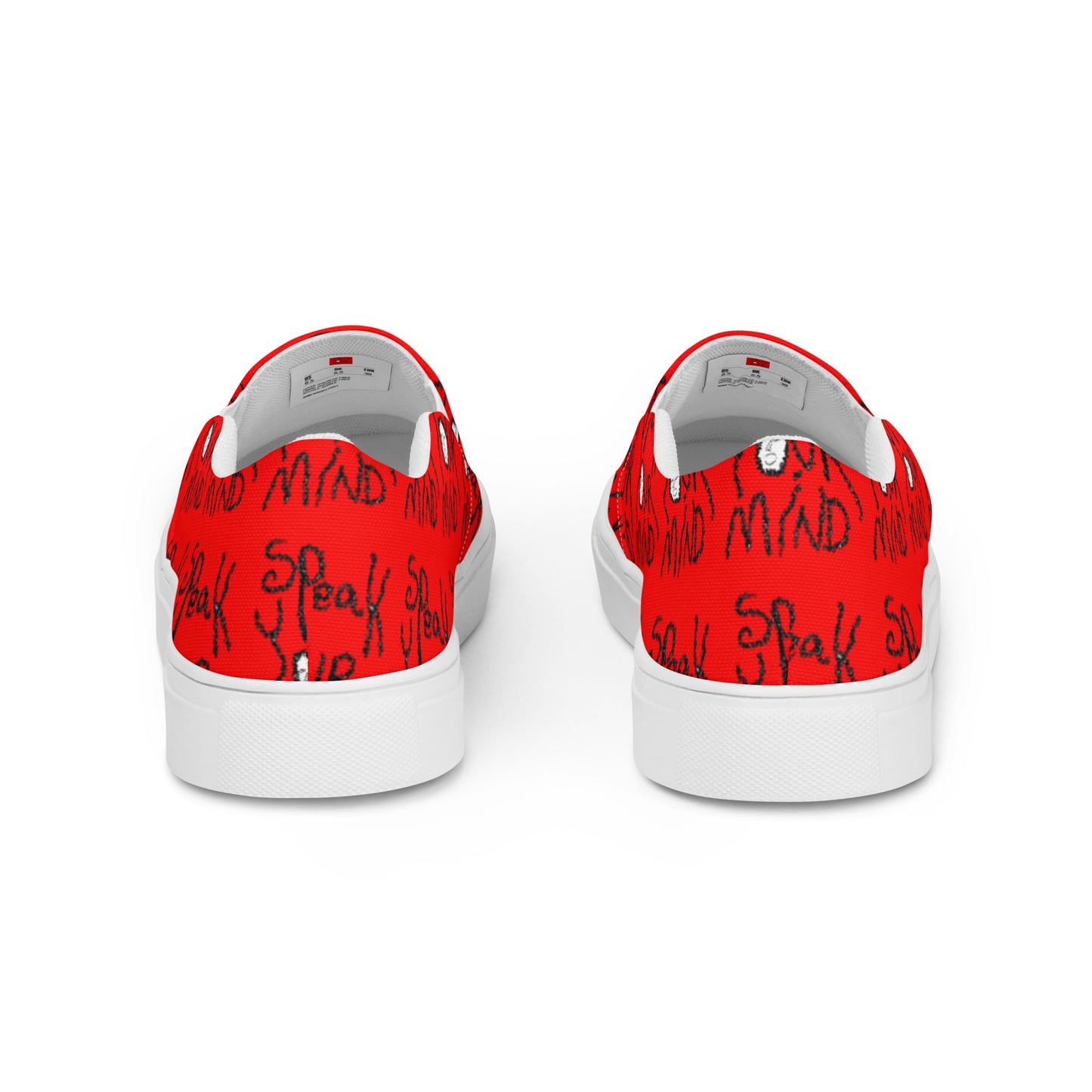 Speak your mind Men’s slip-on canvas shoes