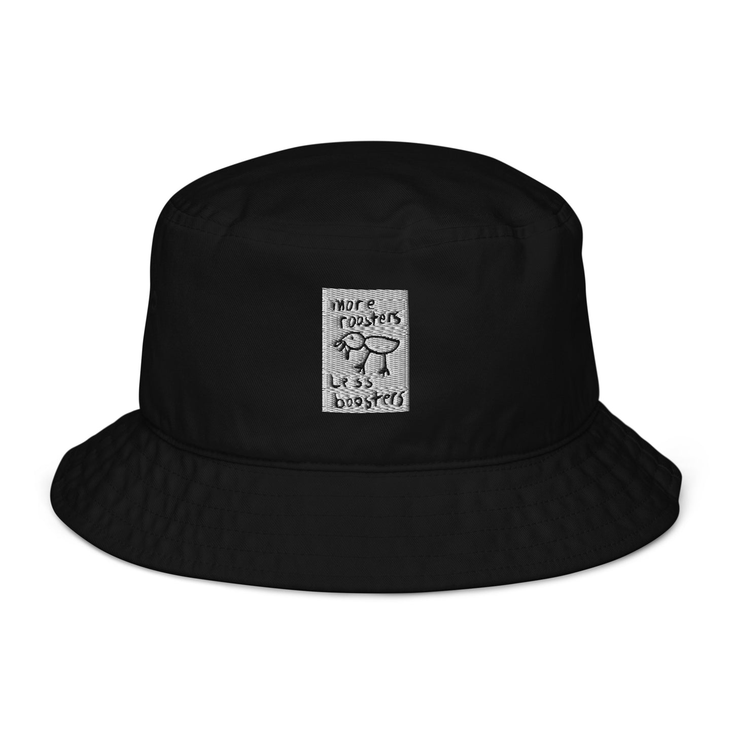More roosters Organic bucket hat