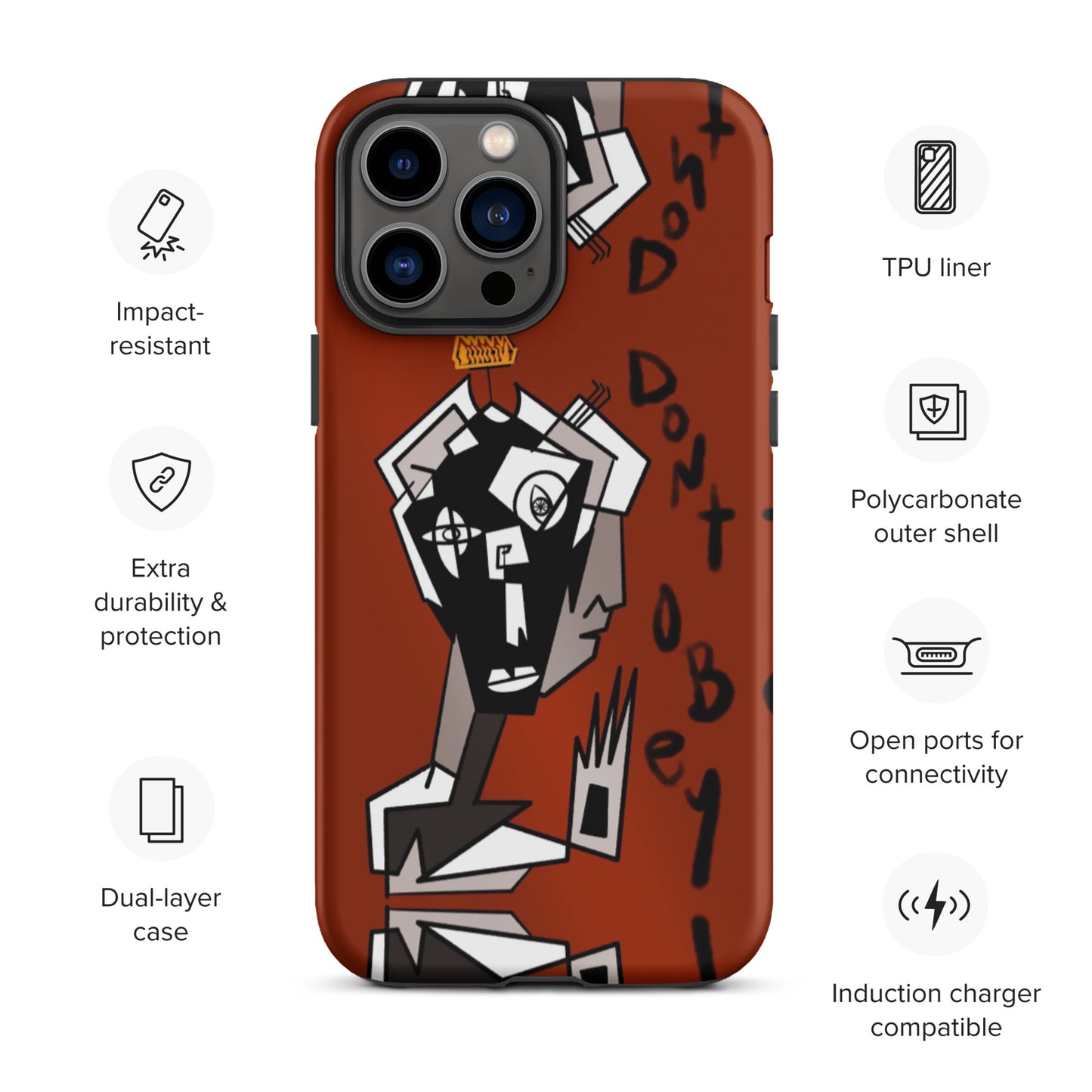 Do Not Obey iPhone case