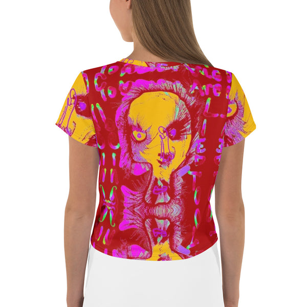 Truth All-Over Print Crop Tee