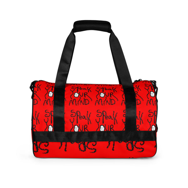 Speak your mind All-over print gym bag