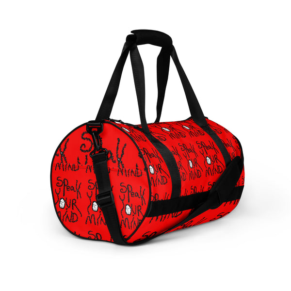 Speak your mind All-over print gym bag