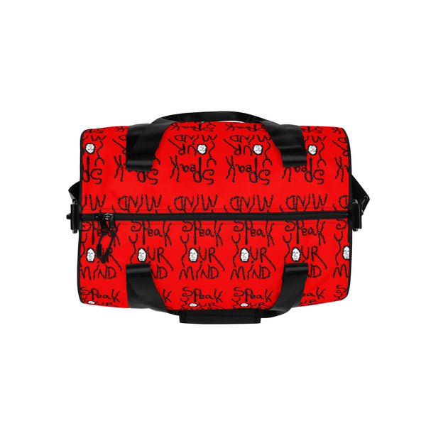 Speak your mind All-over print gym bag