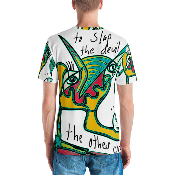 Slap the devil Men's t-shirt