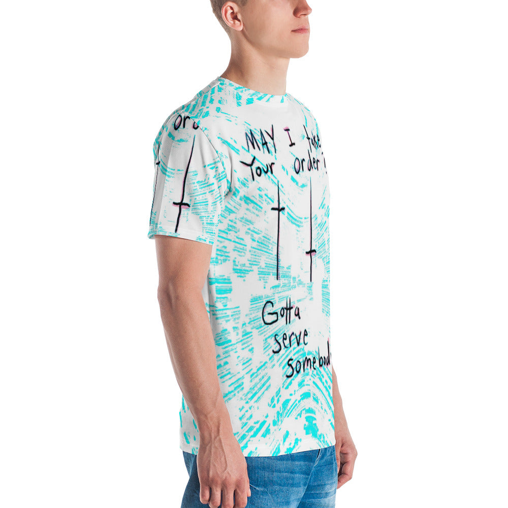 Serve somebody Men's t-shirt