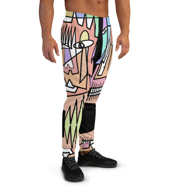 Stained glass 2Men's Joggers