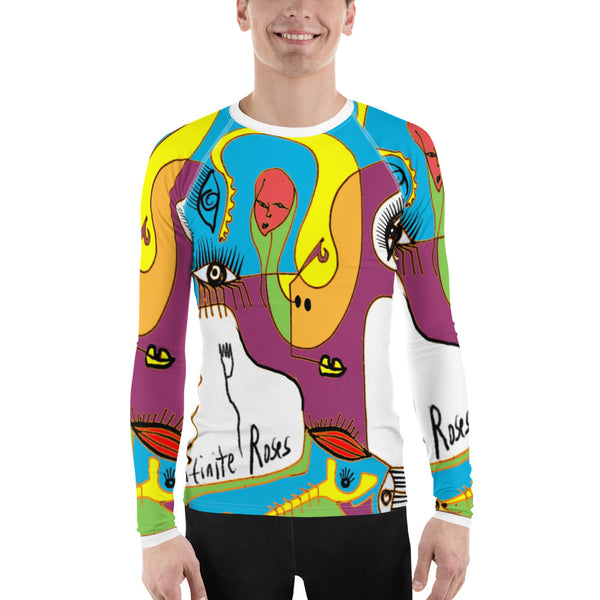 Infinite roses Men's Rash Guard