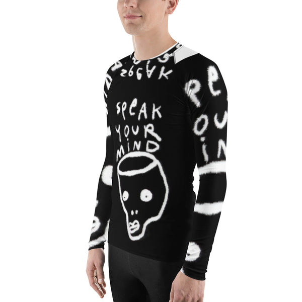 Speak your mind Men's Rash Guard