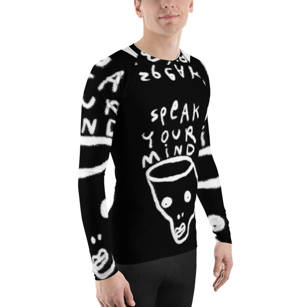 Speak your mind Men's Rash Guard