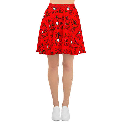Speak your mind Skater Skirt