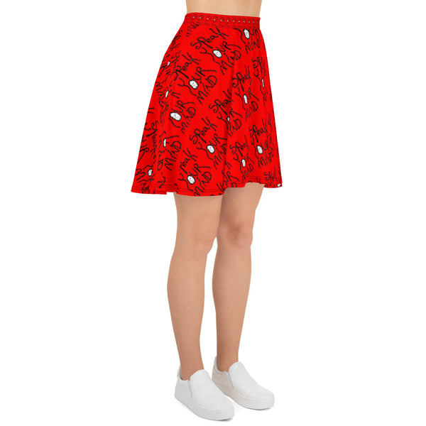 Speak your mind Skater Skirt