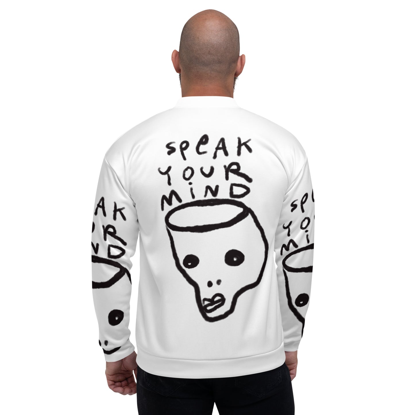 Speak your mind Unisex Bomber Jacket