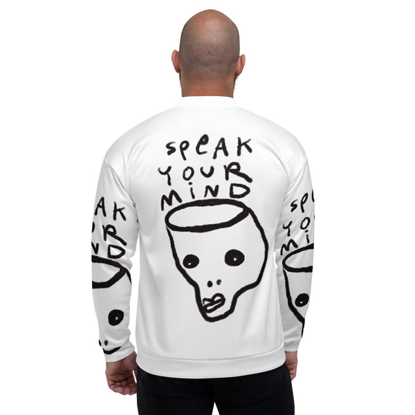 Speak your mind Unisex Bomber Jacket