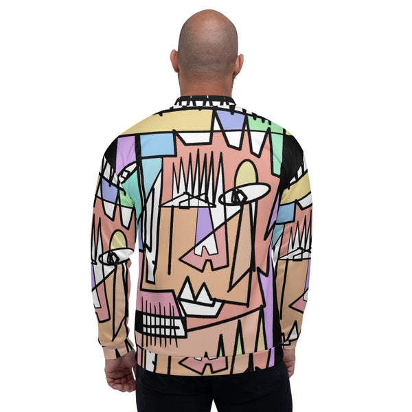 Stained glass Unisex Bomber Jacket