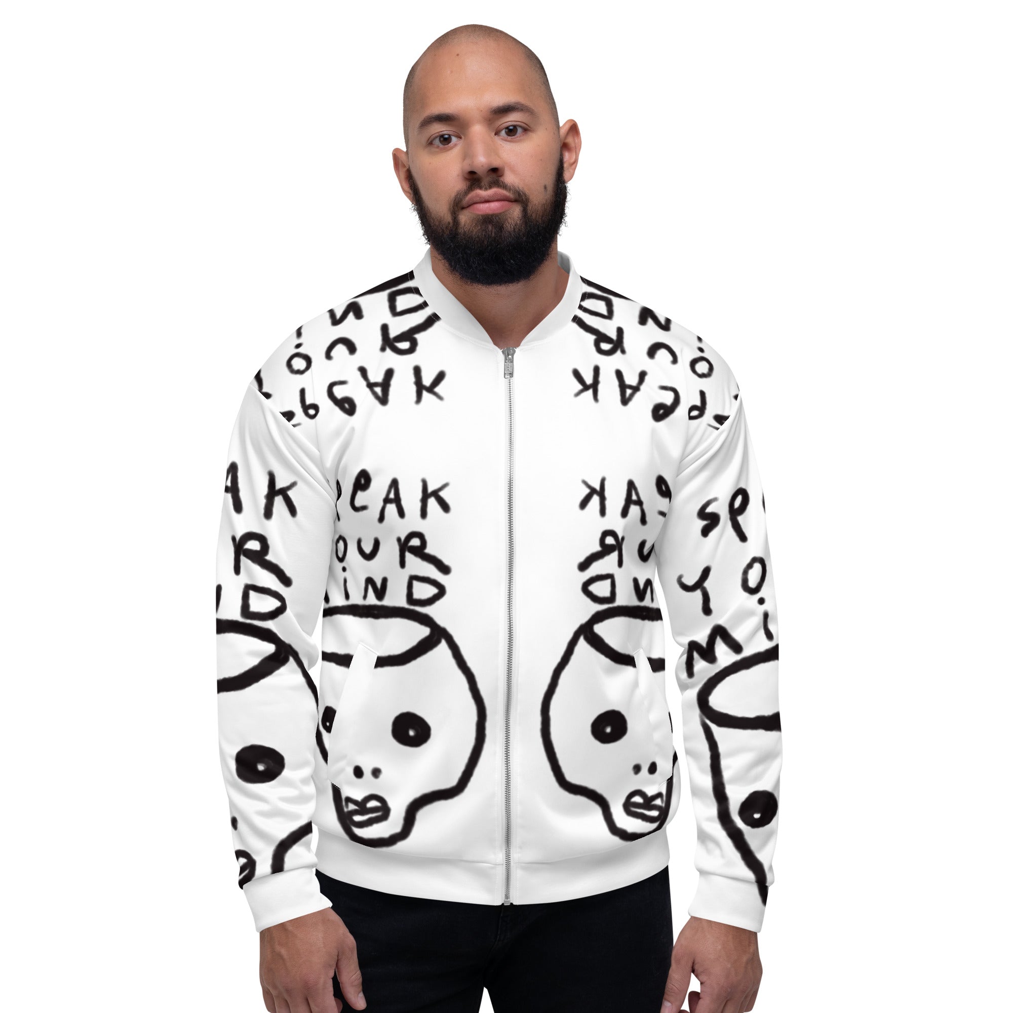 Speak your mind Unisex Bomber Jacket