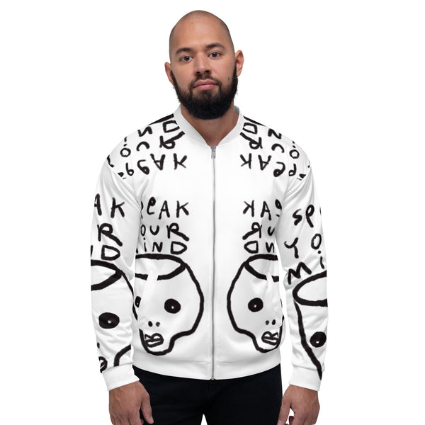 Speak your mind Unisex Bomber Jacket