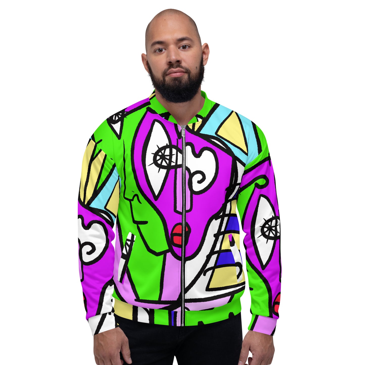 Green giant Unisex Bomber Jacket