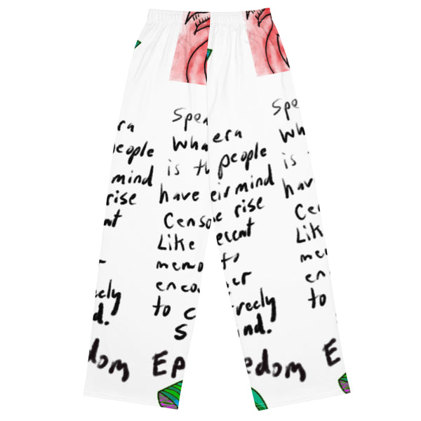Epic freedom All-over print unisex wide-leg pants