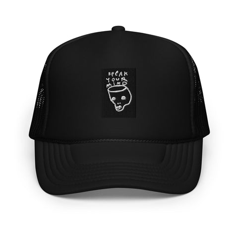 Speak your mind foam trucker hat