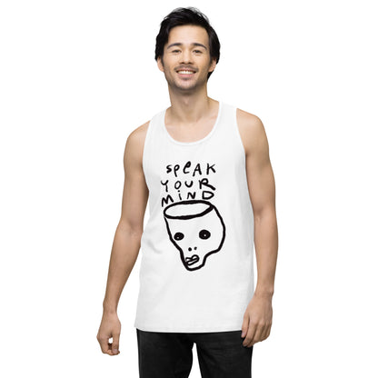 Speak Your Mind Men’s premium tank top