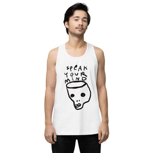 Speak Your Mind Men’s premium tank top