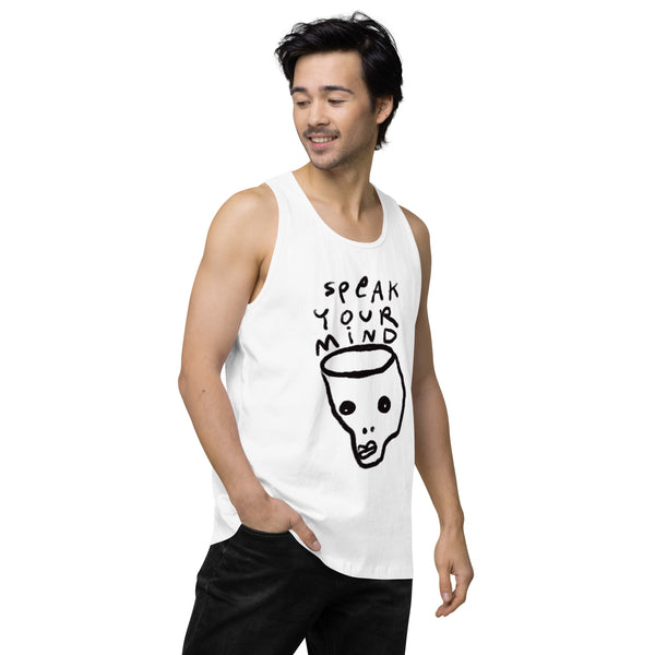 Speak Your Mind Men’s premium tank top