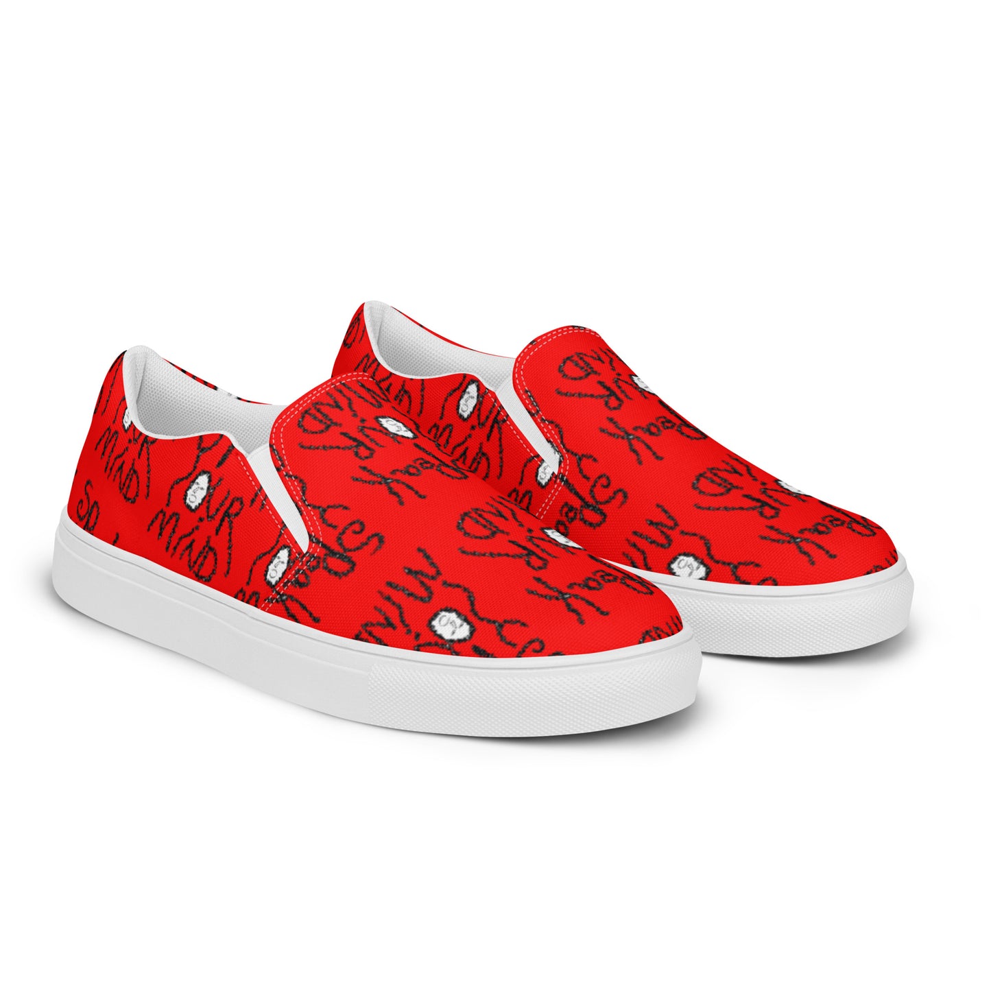 Speak your mind Men’s slip-on canvas shoes