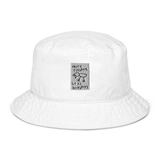 More roosters Organic bucket hat